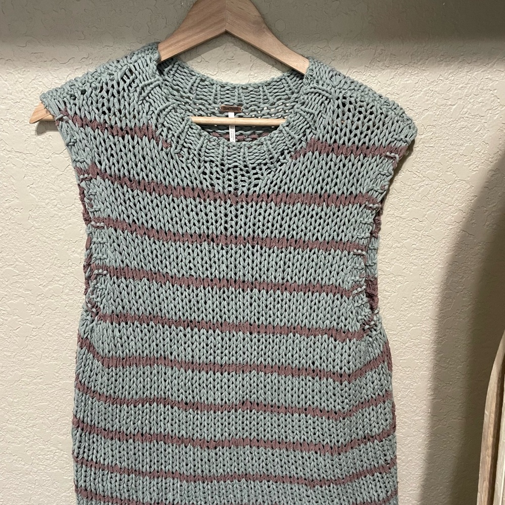 Free people wave after wave sweater tank